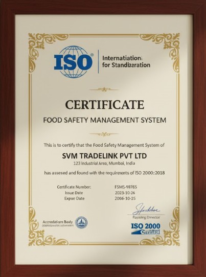 ISO Certificate